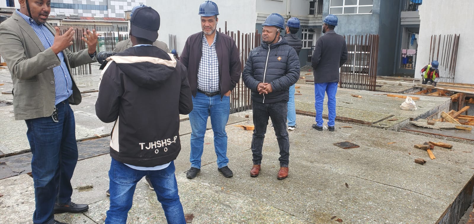 Sitestar team conducting a construction-site security assessment